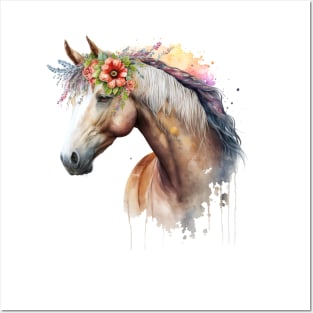 Boho Horse Love Posters and Art